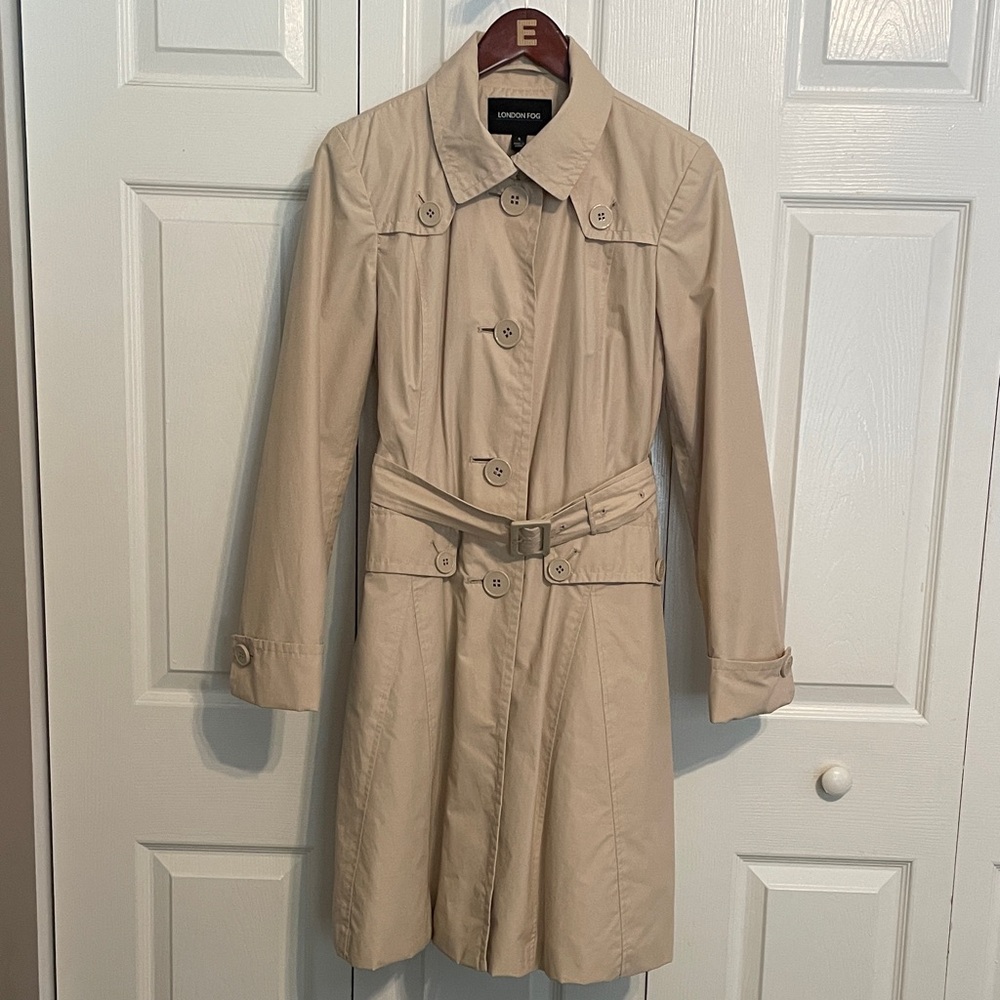 London Fog Women's Tan Trench Coat